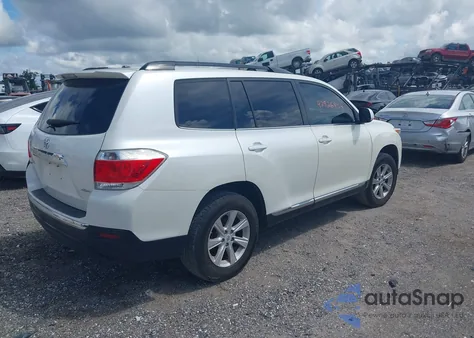 2012 Toyota Highlander Se V6 from USA, damaged, VIN 5TDBK3EH2CS112609